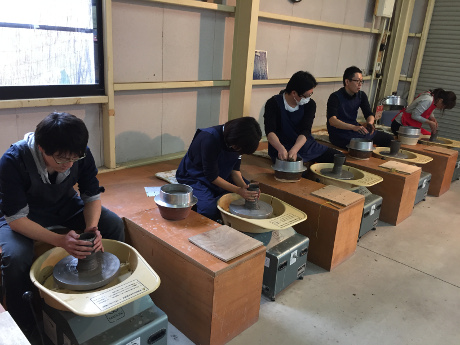 電動ろくろの大人